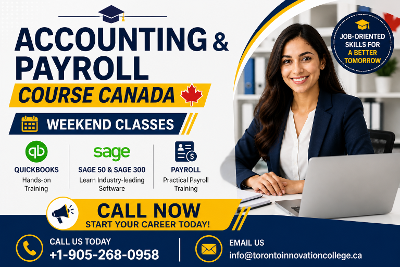 Accounting & Payroll Weekend Diploma Course Service in Canada